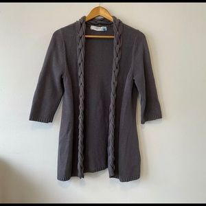 Anthopologie Sparrow Braided Knit Cardigan A1